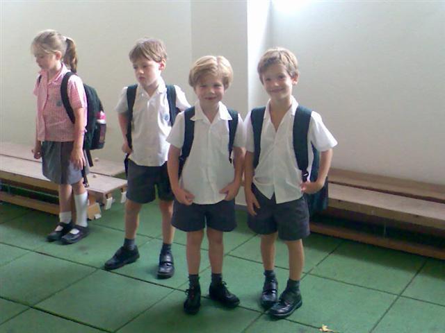 Thijs en zijn klasgenoot Boudewijn